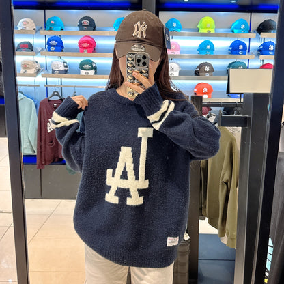 韓國 New Era NY/LA Logo SWEATSHIRT【NE069】