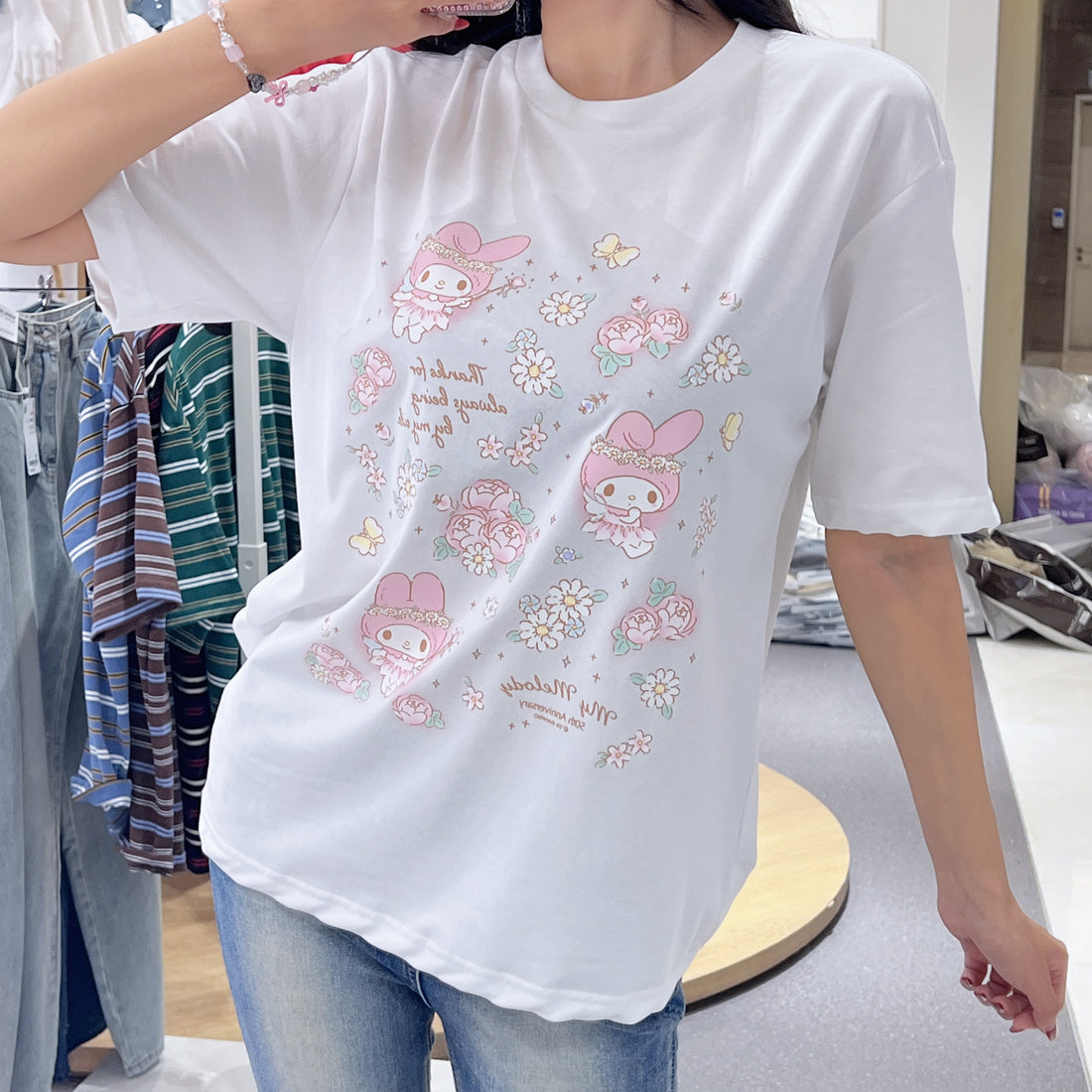 韓國 SPAO 50th Anniversary Short Sleeve T-Shirt凉爽面料【SP191】