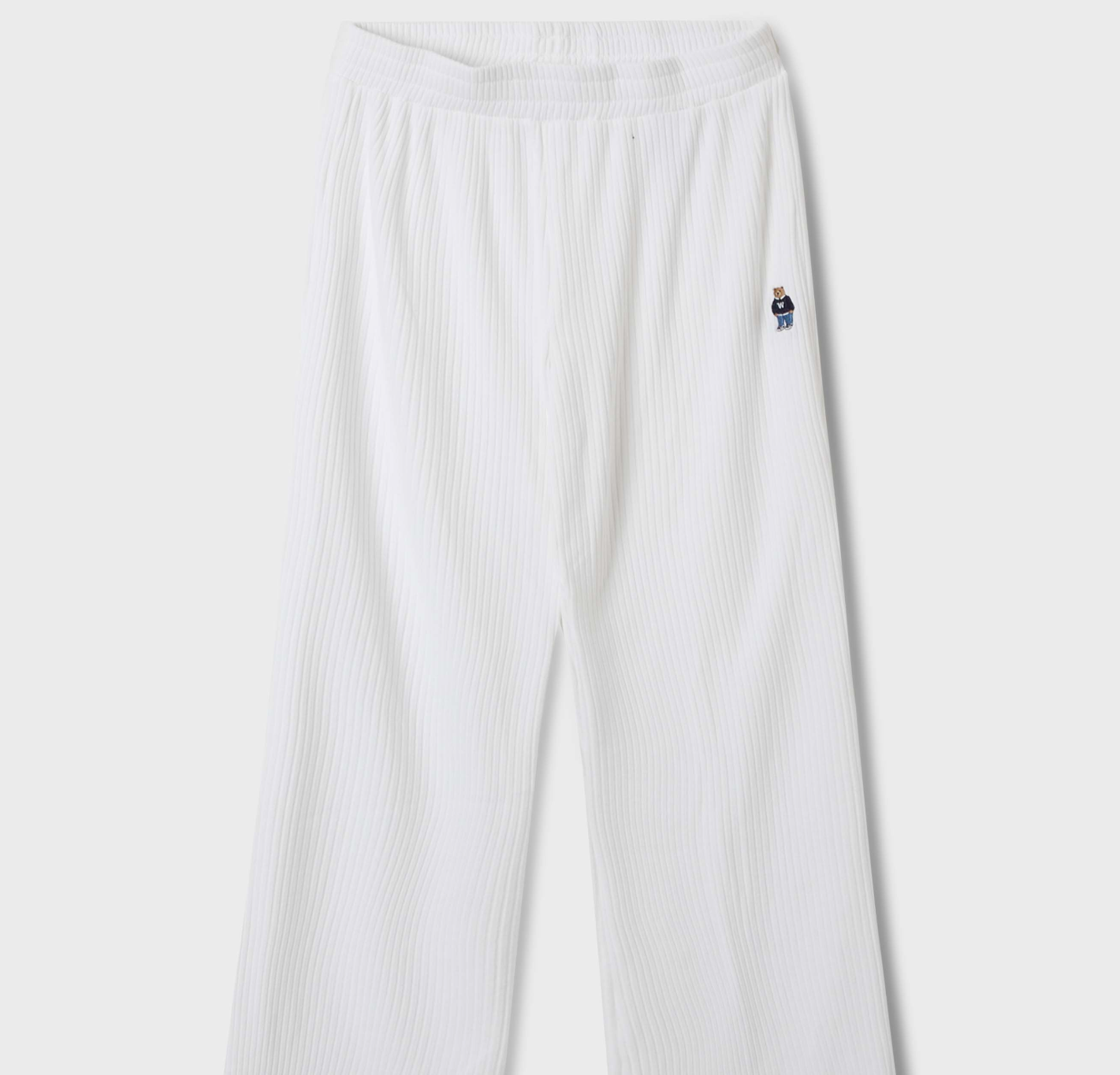 韓國 Who.A.U Steve Ribbed Wide Pants【WA184】