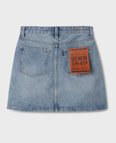 韓國 Who.A.U Short Denim Skirt【WA154】