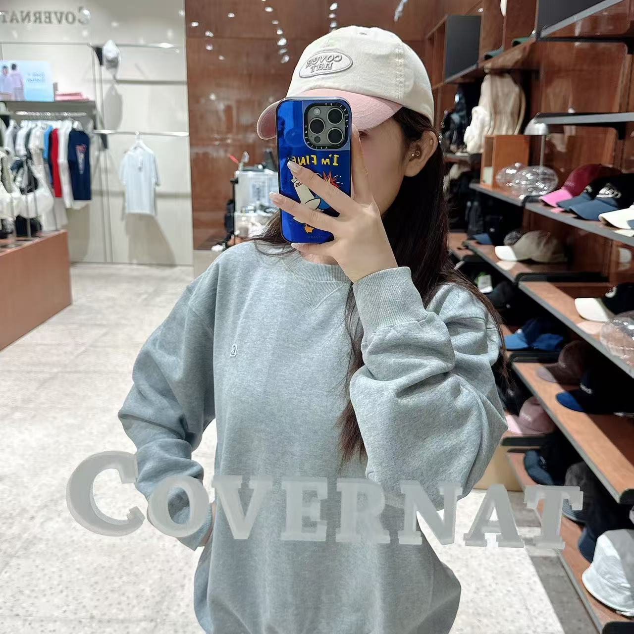 韓國 Covernat Cloverheart Cooper Logo Wappen Ball Cap【CO087】