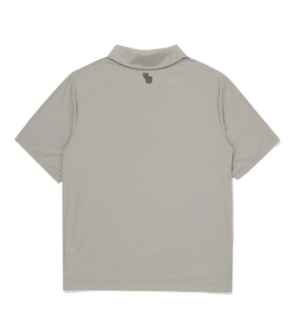韓國 BBC Woven Collar Short Sleeve T-Shirt【BC098】