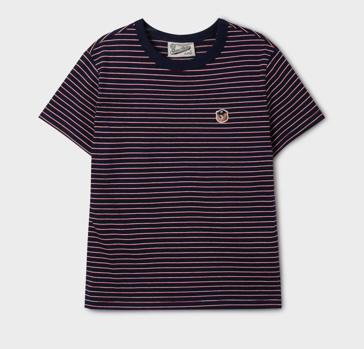 韓國 Who.A.U Steve Multi Stripe T-shirt【WA183】
