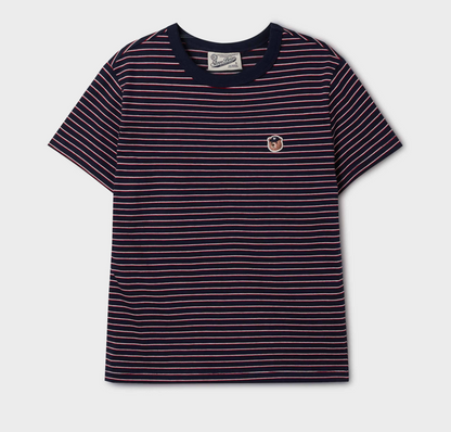 韓國 Who.A.U Steve Multi Stripe T-shirt【WA183】