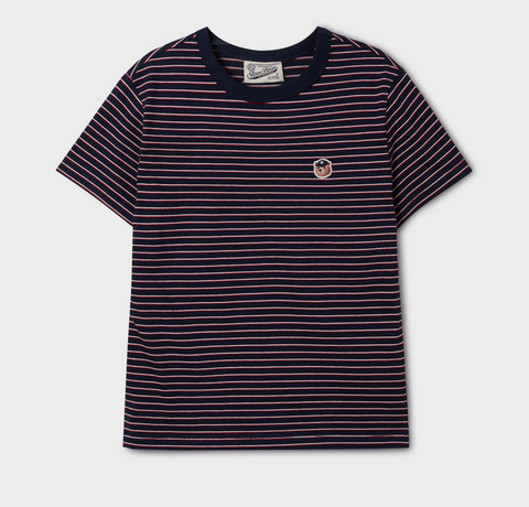 韓國 Who.A.U Steve Multi Stripe T-shirt【WA183】