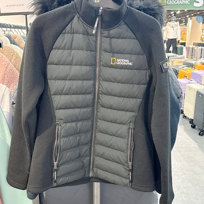 韓國 National Geographic Monta Knit &amp; Down Mix Zip-up【NG392】