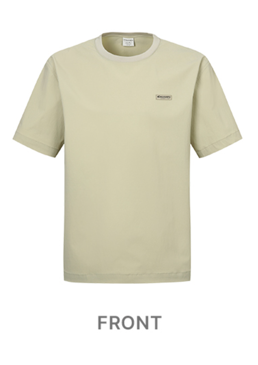 韓國 Discovery Freshvent Woven Essential Short Sleeve T-shirt凉爽防晒面料【DY030】