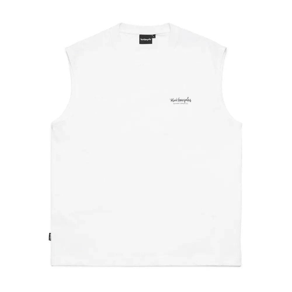 韓國 Mark Gonzales Unisex Logo Sleeveless Top【MG044】
