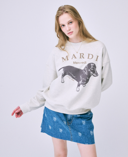 韓國 Mardi Mercredi SWEATSHIRT DDANJI