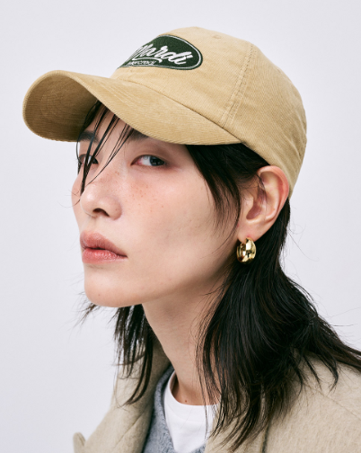 韓國 Mardi Mercredi CORDUROY BALL CAP MARDI VINTAGE LOGO