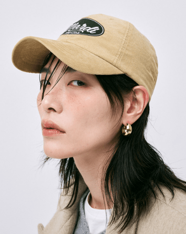 韓國 Mardi Mercredi CORDUROY BALL CAP MARDI VINTAGE LOGO - STT Mall HK 靚太網購 -- Beige