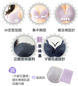 2024 秋冬系列 Jelly Magic Push Up Bra (無鋼圈內衣內褲套裝)