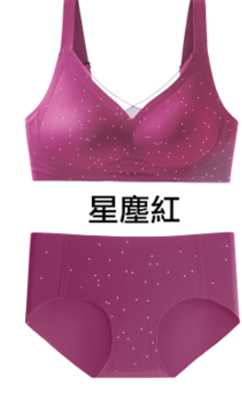 2024 秋冬系列 限定星空薄紗Jelly U Bra Set (無鋼圈內衣內褲套裝)