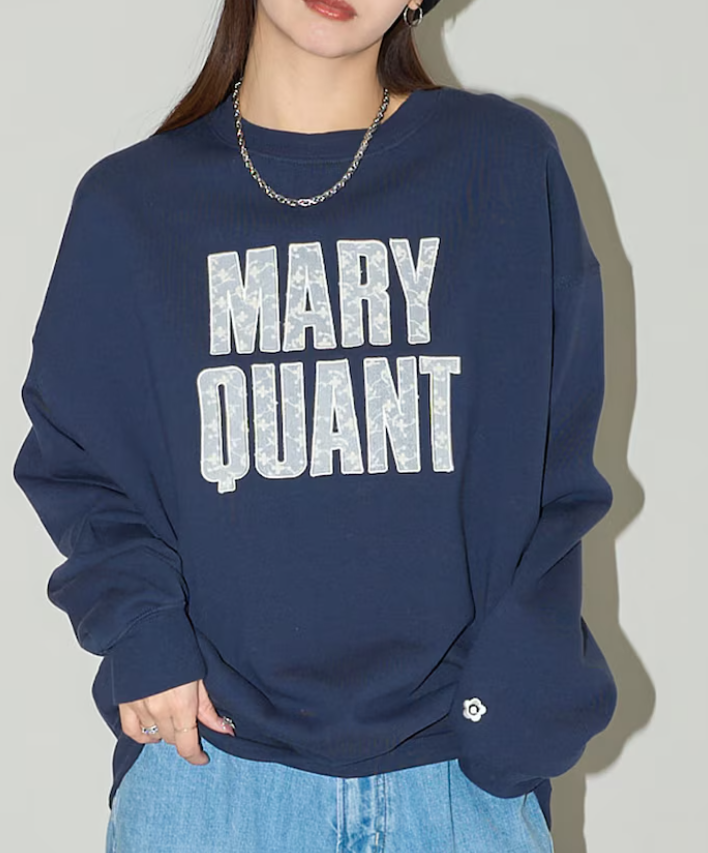 日本直送 Mary Quant Lace Logo衛衣