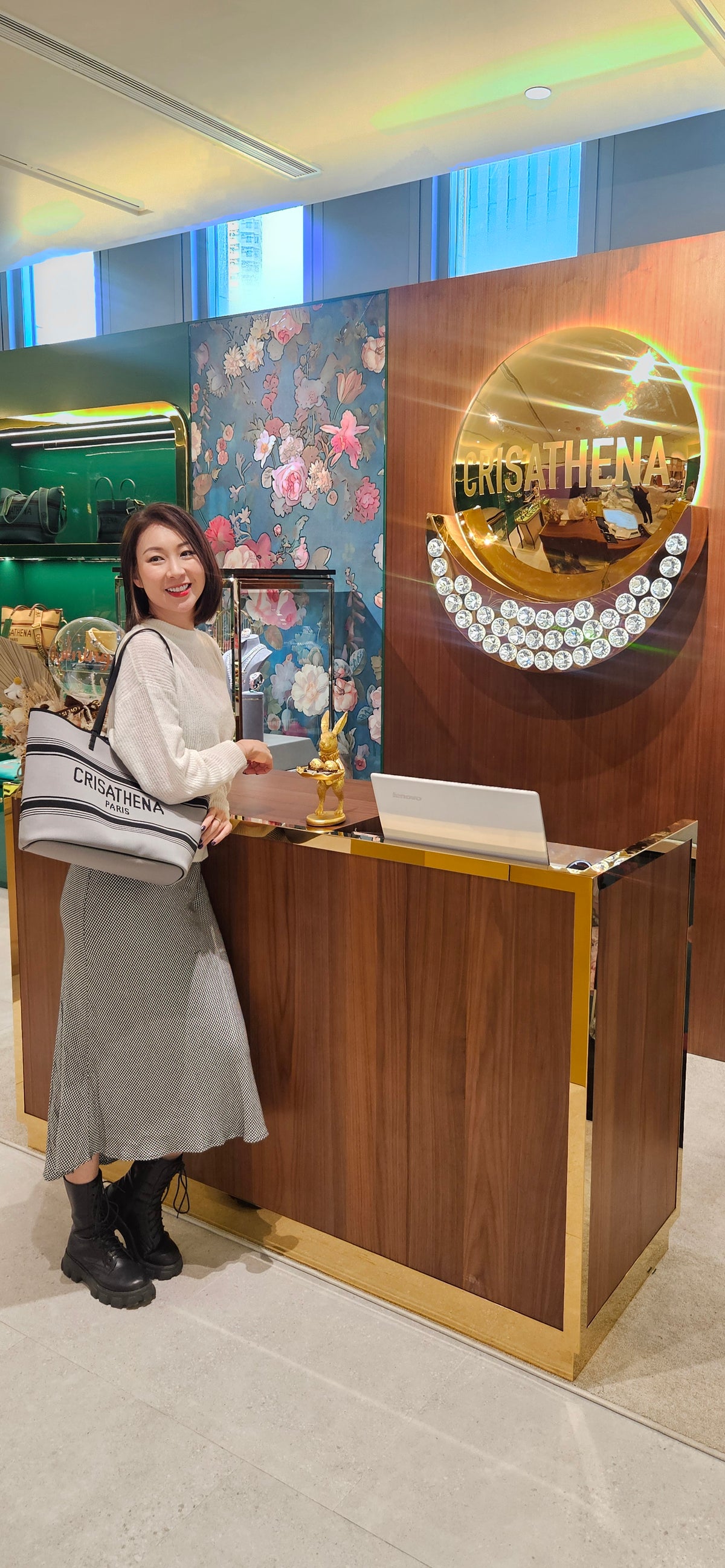 Crisathena Légèreté Large Tote Bag【SM164】