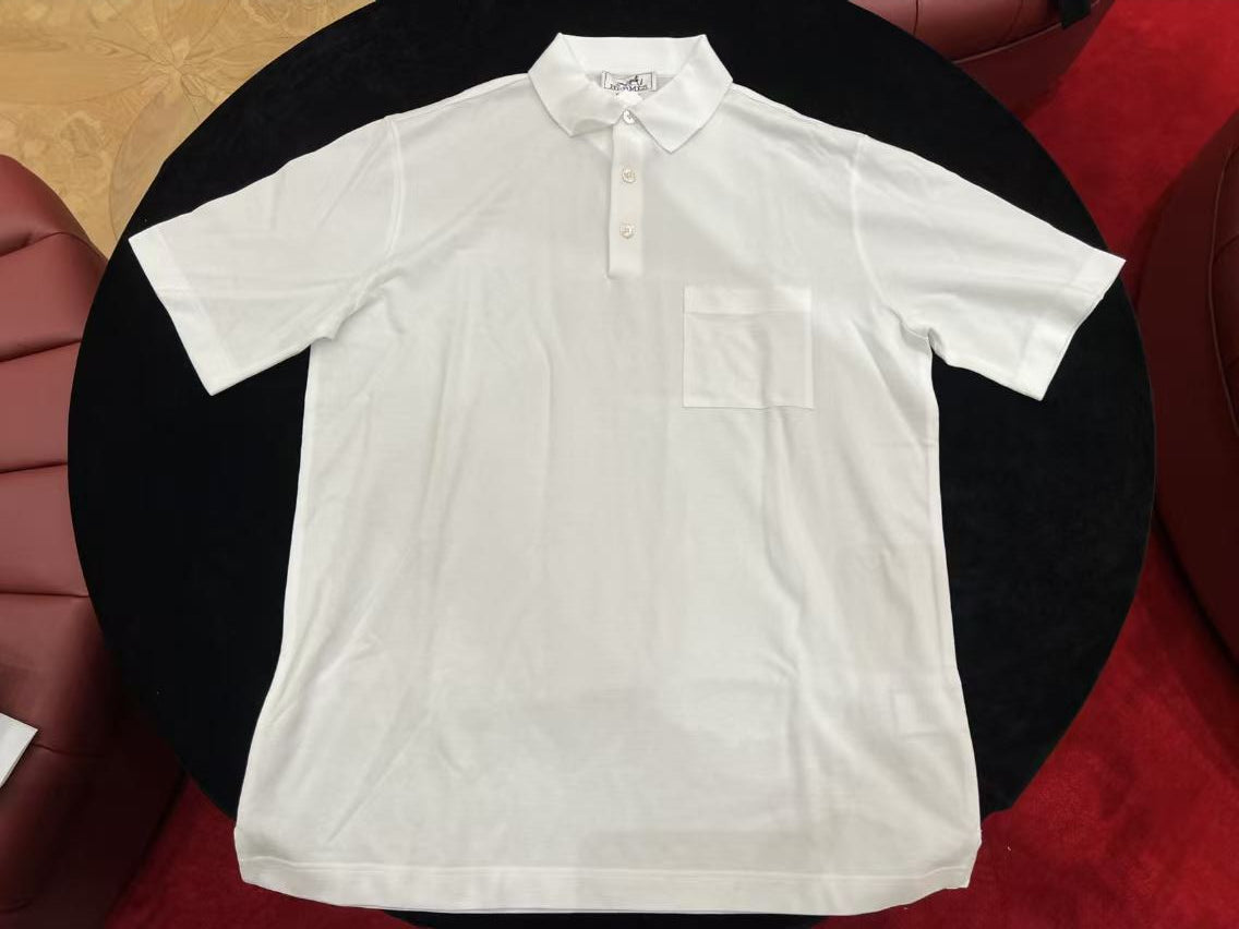 1201-63 Hermès POLO WHITE SIZE L【全新】