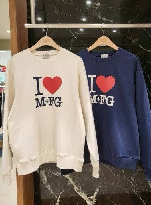 韓國 Marithe Francois Girbaud I LOVE MFG SWEATSHIRT【MF115】 - STT Mall HK 靚太網購