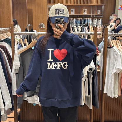 韓國 Marithe Francois Girbaud I LOVE MFG SWEATSHIRT【MF115】 - STT Mall HK 靚太網購