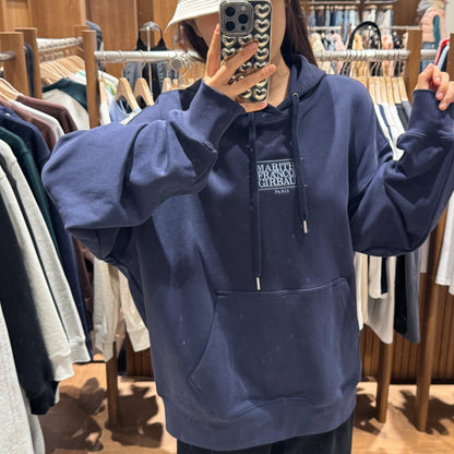 韓國 Marithe Francois Girbaud NEW CLASSIC LOGO HOODIE 【MF022】 - STT Mall HK 靚太網購