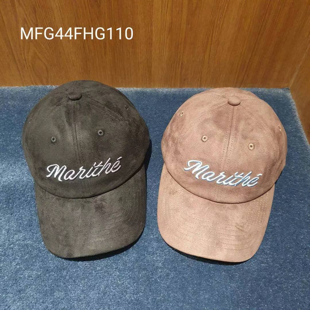 韓國 Marithe Francois Girbaud LETTERING LOGO SUEDE CAP 【MF030】 - STT Mall HK 靚太網購