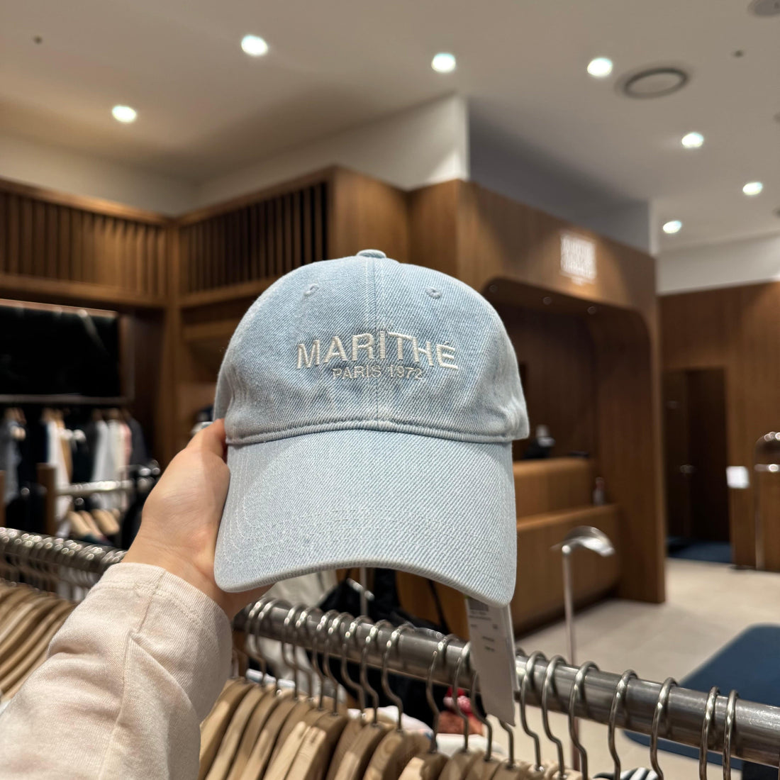 韓國 Marithe Francois Girbaud DENIM WASHING LOGO BALL CAP 【MF055】 - STT Mall HK 靚太網購