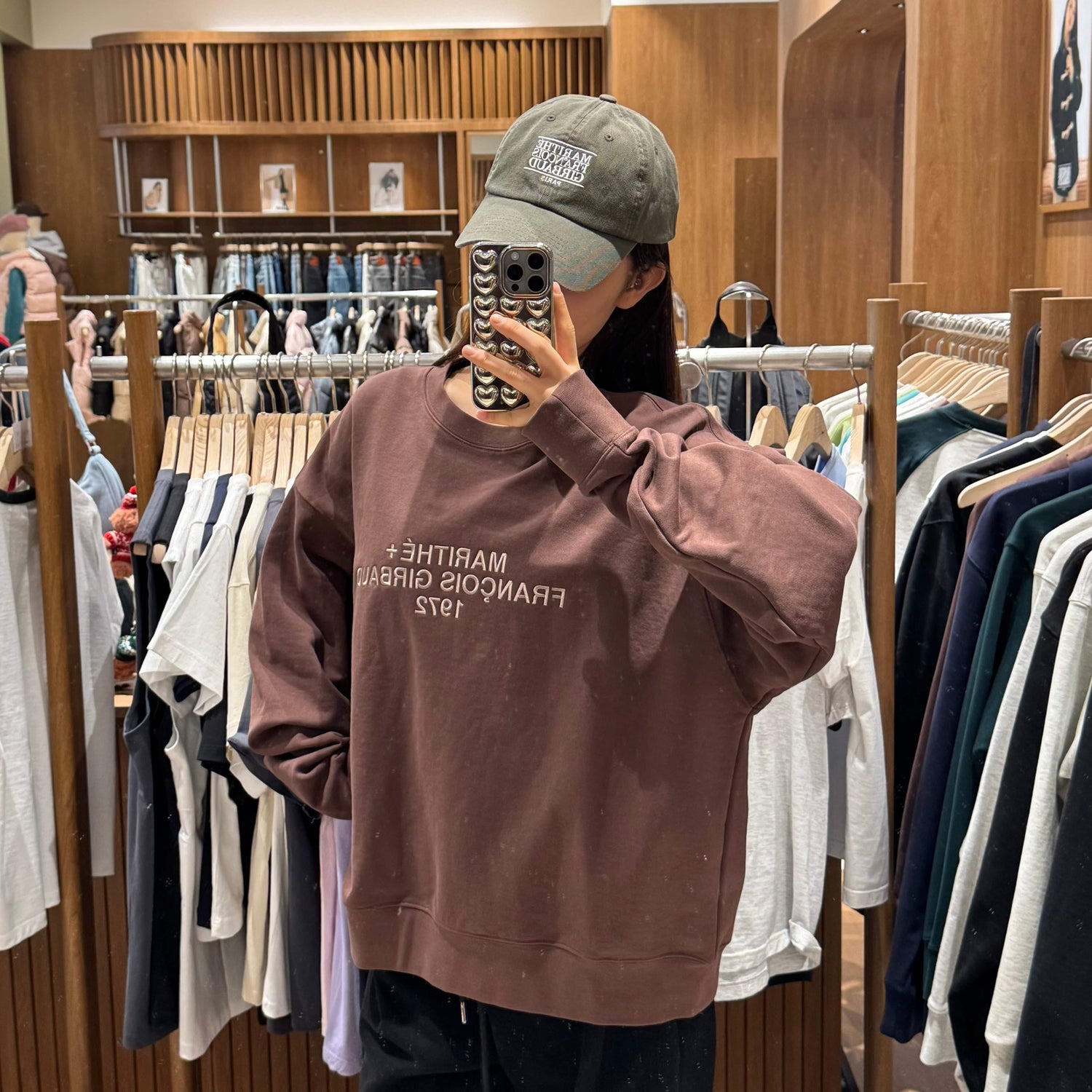 韓國 Marithe Francois Girbaud LETTERING LOGO SWEATSHIRT【MF035】 - STT Mall HK 靚太網購