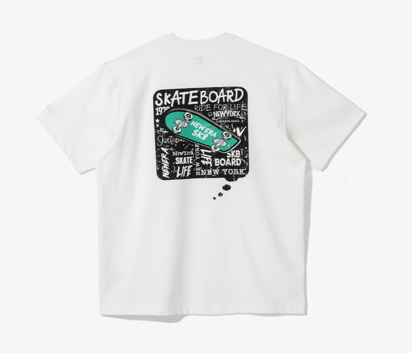 韓國 New Era Retro Mood Skateboard T-Shirt 【NE011】 - STT Mall HK 靚太網購