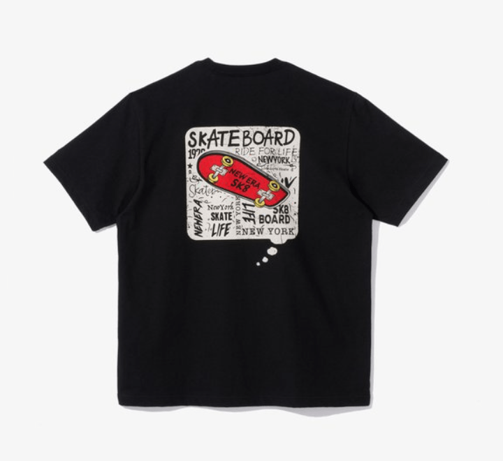 韓國 New Era Retro Mood Skateboard T-Shirt 【NE011】 - STT Mall HK 靚太網購