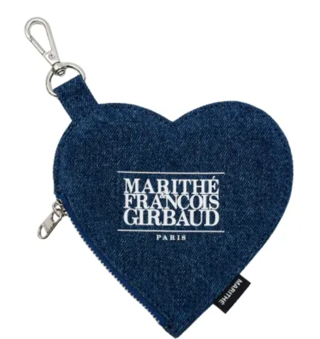 韓國 Marithe Francois Girbaud CLASSIC LOGO DENIM HEART KEYRING【MF155】 - STT Mall HK 靚太網購