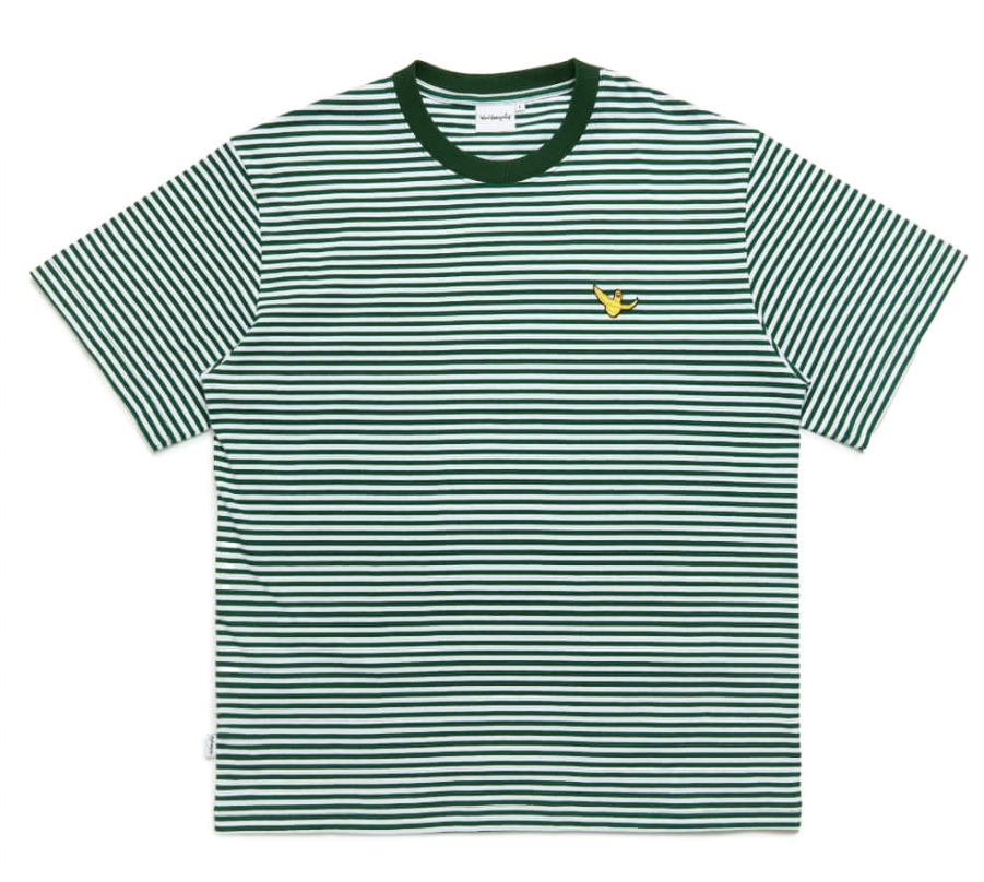 韓國 Mark Gonzales ANGEL WAPPEN STRIPE T-SHIRT【MG071】 - STT Mall HK 靚太網購