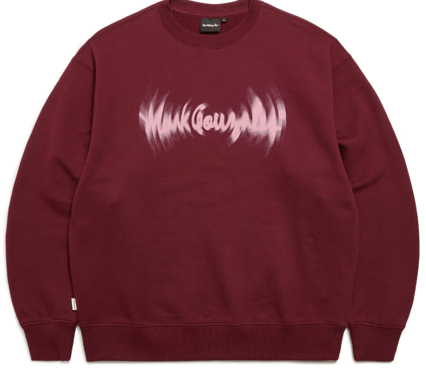 韓國 Mark Gonzales Moving Signature Logo Sweatshirt 【MG028】 - STT Mall HK 靚太網購