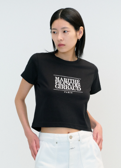 韓國 MFG W CLASSIC LOGO CROP TEE 【MF163】