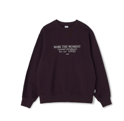 韓國 Markm SLOGAN PRINTING SWEATSHIRT【MA045】