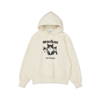 韓國 Markm KITTEN PULLOVER HOODIE【MA049】 - STT Mall HK 靚太網購