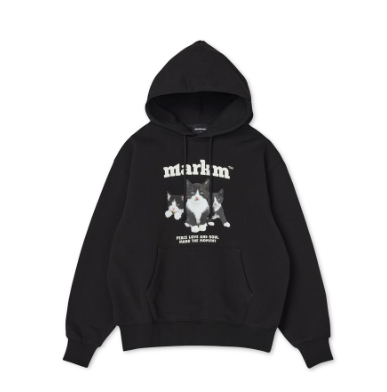 韓國 Markm KITTEN PULLOVER HOODIE【MA049】 - STT Mall HK 靚太網購