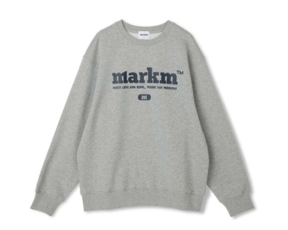 韓國 Markm BIG LOGO CREW NECK SWEATSHIRT【MA042】