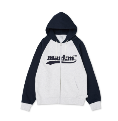 韓國 Markm SWING LOGO RAGLAN HOODIE ZIP-UP【MA051】