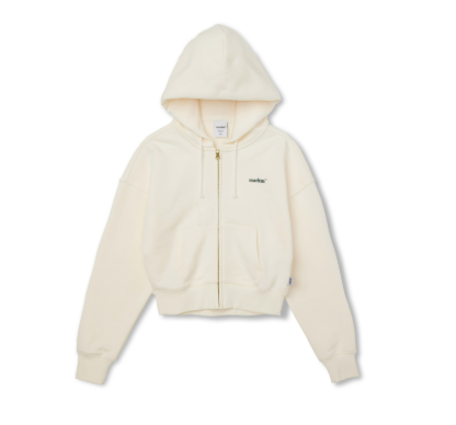 韓國 Markm SMALL LOGO CROP HOOD ZIP UP【MA065】 - STT Mall HK 靚太網購