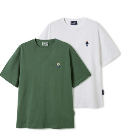 韓國 Who.A.U (2PACK)Steve Solid T-shirt【WA043】