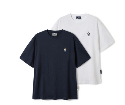 韓國 Who.A.U (2PACK)Steve Solid T-shirt【WA043】