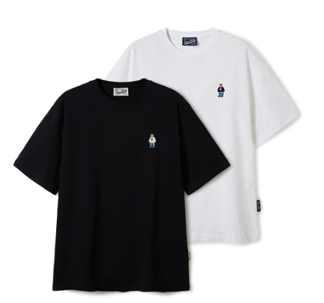 韓國 Who.A.U (2PACK)Steve Solid T-shirt【WA043】