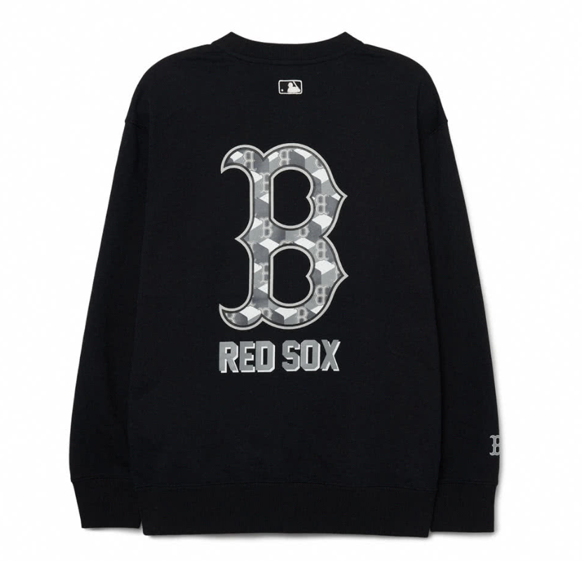 韓國 MLB CUBE MONOGRAM BIG LOGO OVERFIT SWEATSHIRT【MB154】