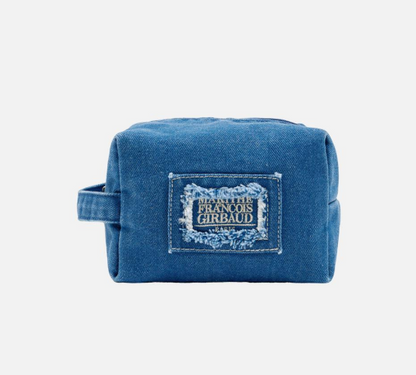 韓國 Marithe Francois Girbaud ENIM PATCH WORK CLASSIC LOGO POUCH 【MF315】