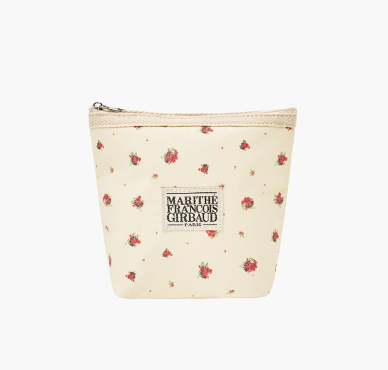 韓國 Marithe Francois Girbaud LASSIC LOGO VINTAGE FLOWER POUCH 【MF317】 - STT Mall HK 靚太網購