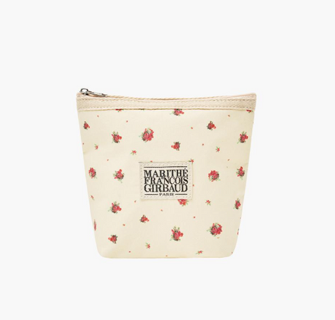 韓國 Marithe Francois Girbaud LASSIC LOGO VINTAGE FLOWER POUCH 【MF317】 - STT Mall HK 靚太網購