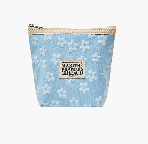 韓國 Marithe Francois Girbaud CLASSIC LOGO EMBO FLOWER POUCH 【MF318】 - STT Mall HK 靚太網購