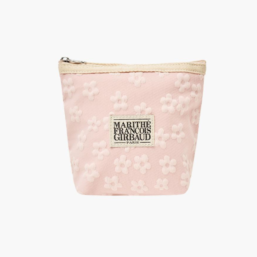 韓國 Marithe Francois Girbaud CLASSIC LOGO EMBO FLOWER POUCH 【MF318】 - STT Mall HK 靚太網購