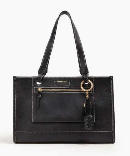 SEE BY CHLOÉ Damen pebbled-leather tote