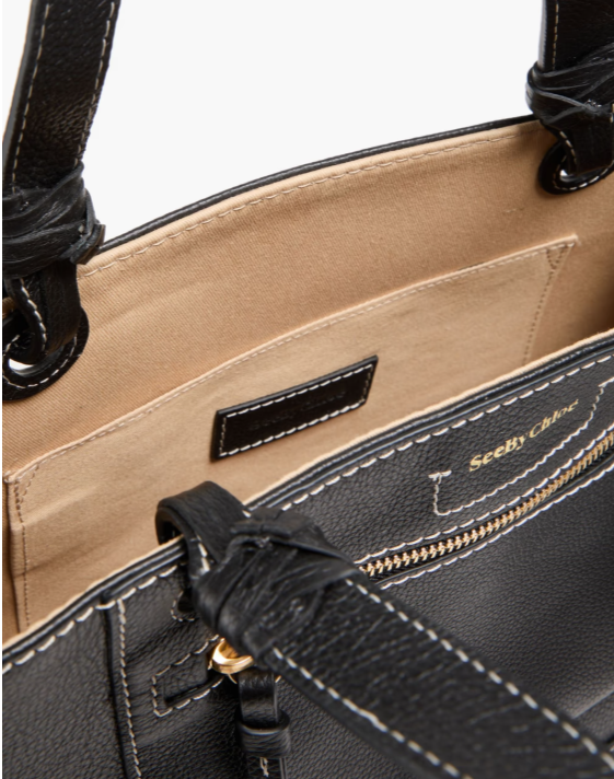 SEE BY CHLOÉ Damen pebbled-leather tote