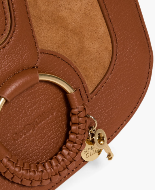 SEE BY CHLOÉ Hana suede and leather shoulder bag